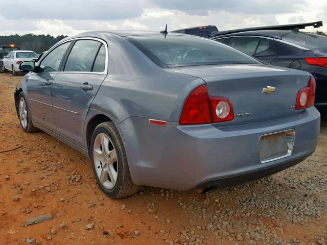 1G1ZG57B29F180320 - 2009 CHEVROLET MALIBU LS BLUE photo 3