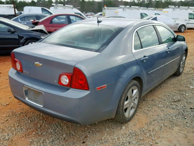 1G1ZG57B29F180320 - 2009 CHEVROLET MALIBU LS BLUE photo 4