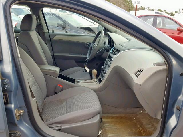 1G1ZG57B29F180320 - 2009 CHEVROLET MALIBU LS BLUE photo 5