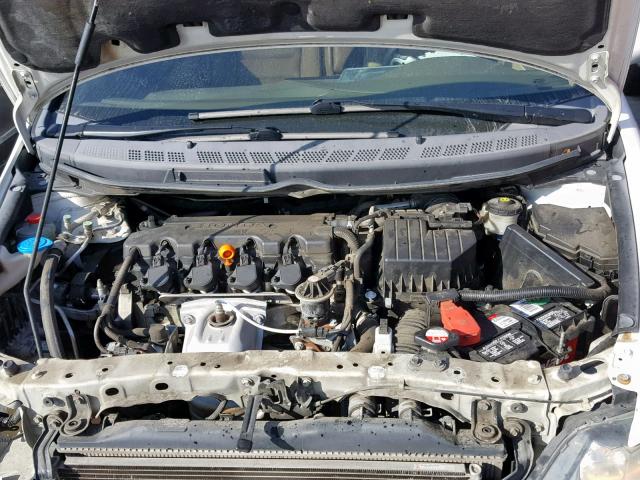 2HGFA16908H349672 - 2008 HONDA CIVIC EXL WHITE photo 7