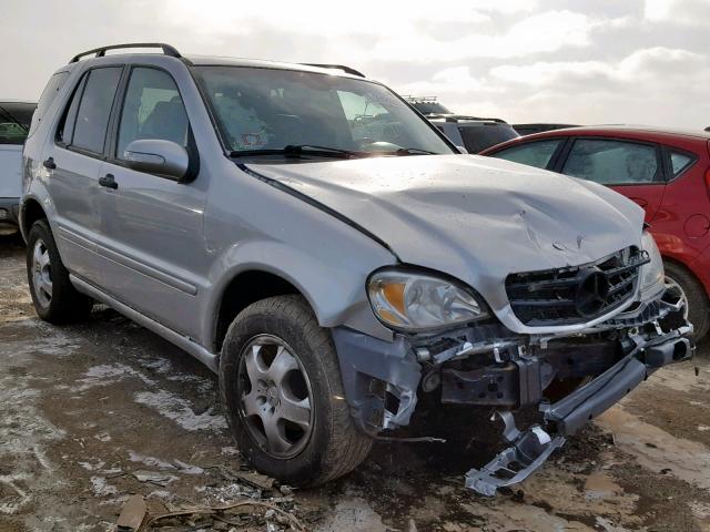 4JGAB54E73A391210 - 2003 MERCEDES-BENZ ML 320 SILVER photo 1