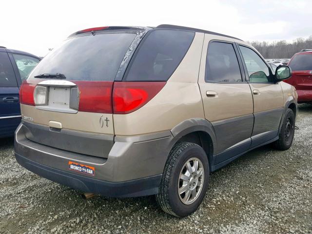 3G5DA03E84S563728 - 2004 BUICK RENDEZVOUS GOLD photo 4