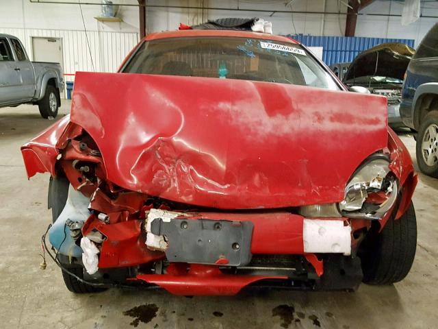 1B3ES46C5YD797490 - 2000 DODGE NEON BASE RED photo 7