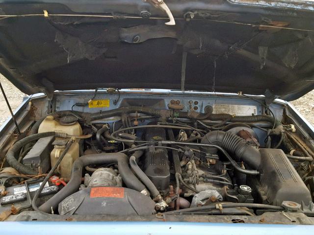 1J4FJ58S5NL217764 - 1992 JEEP CHEROKEE L BLUE photo 7