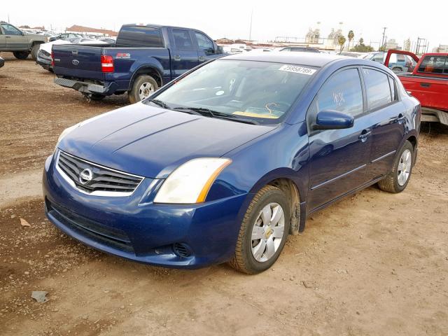 3N1AB6AP8BL608791 - 2011 NISSAN SENTRA 2.0 BLUE photo 2