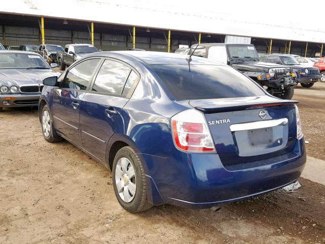 3N1AB6AP8BL608791 - 2011 NISSAN SENTRA 2.0 BLUE photo 3