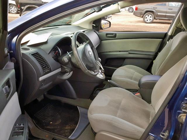 3N1AB6AP8BL608791 - 2011 NISSAN SENTRA 2.0 BLUE photo 5