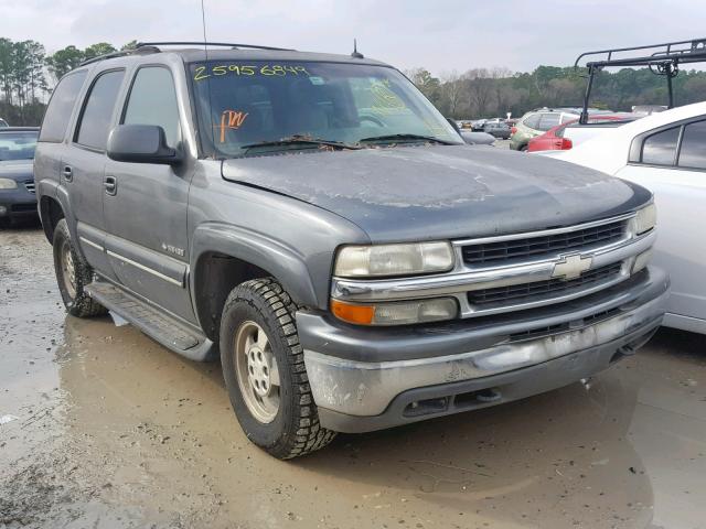 1GNEC13Z02R292476 - 2002 CHEVROLET TAHOE C150 GRAY photo 1