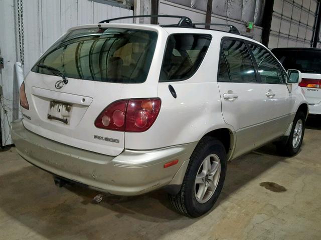 JT6HF10U3X0091566 - 1999 LEXUS RX 300 WHITE photo 4