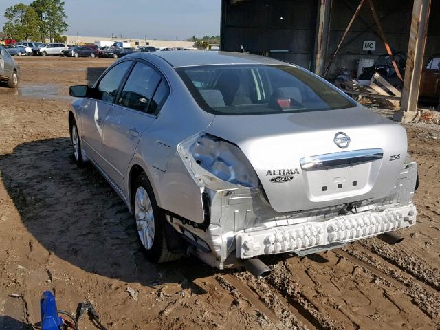 1N4AL2APXCC106645 - 2012 NISSAN ALTIMA BAS SILVER photo 3