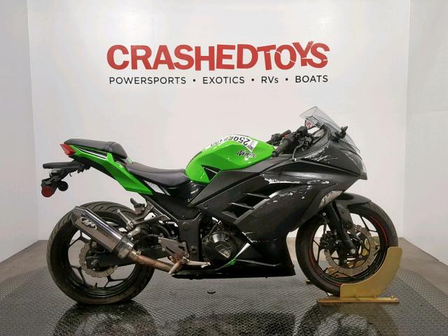 JKAEX8A19EA004065 - 2014 KAWASAKI EX300 A GREEN photo 1