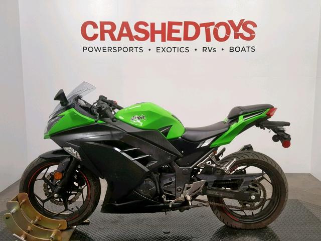 JKAEX8A19EA004065 - 2014 KAWASAKI EX300 A GREEN photo 3