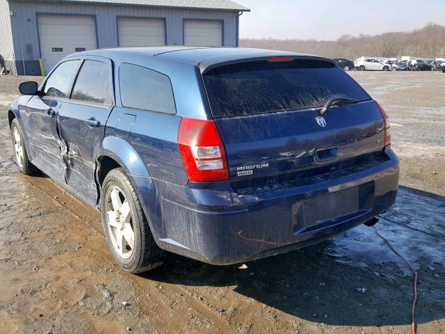 2D4GZ48V75H574760 - 2005 DODGE MAGNUM SXT BLUE photo 3