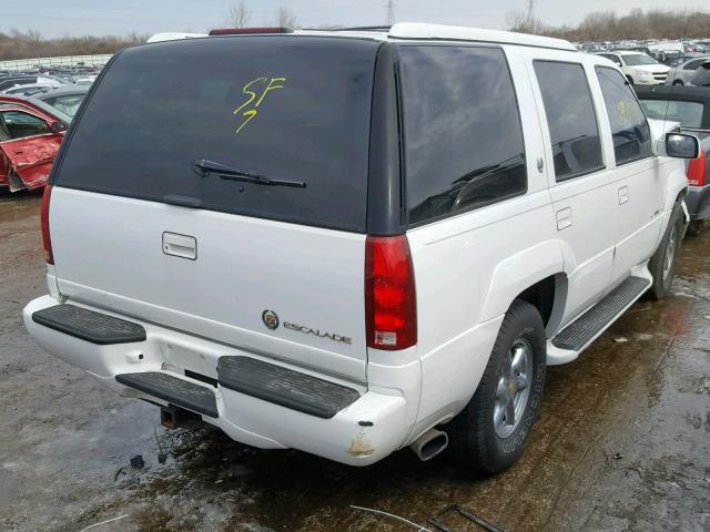 1GYEK13R1XR404876 - 1999 CADILLAC ESCALADE WHITE photo 4