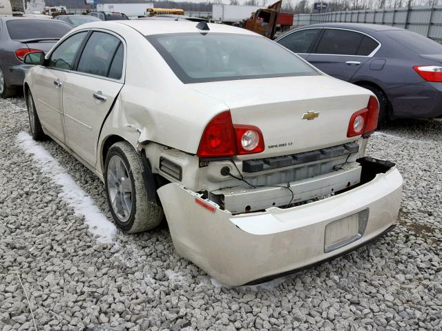 1G1ZD5EU2CF263461 - 2012 CHEVROLET MALIBU 2LT WHITE photo 3