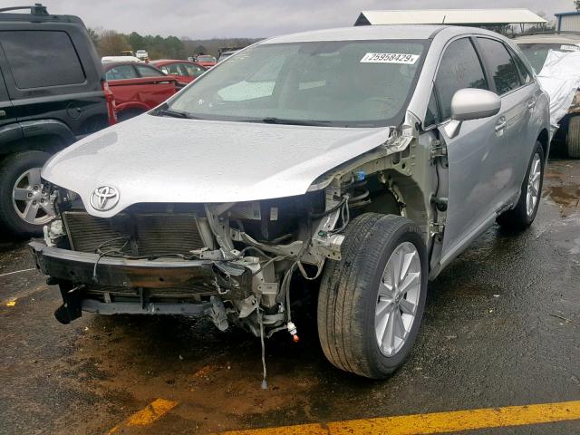 4T3ZA3BB6BU044426 - 2011 TOYOTA VENZA BASE SILVER photo 2