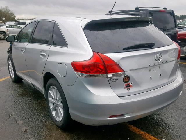 4T3ZA3BB6BU044426 - 2011 TOYOTA VENZA BASE SILVER photo 3