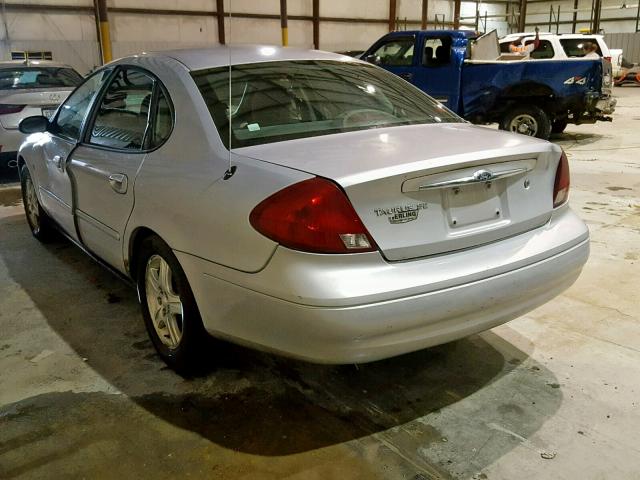 1FAFP56S7YG108426 - 2000 FORD TAURUS SEL SILVER photo 3