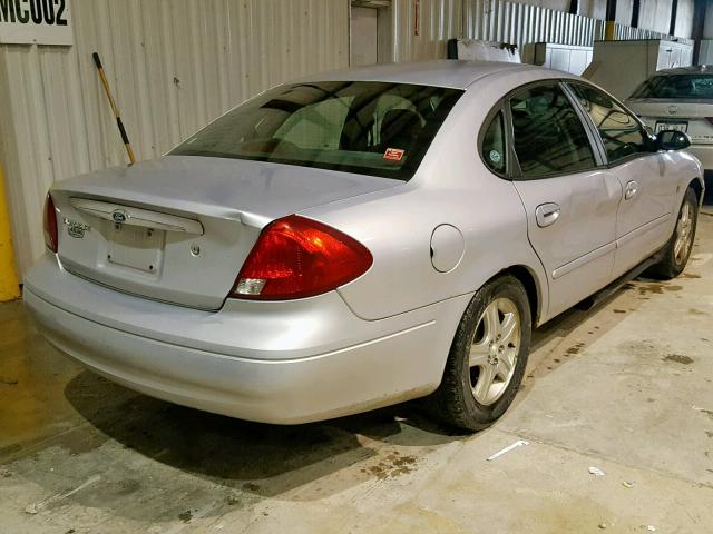 1FAFP56S7YG108426 - 2000 FORD TAURUS SEL SILVER photo 4