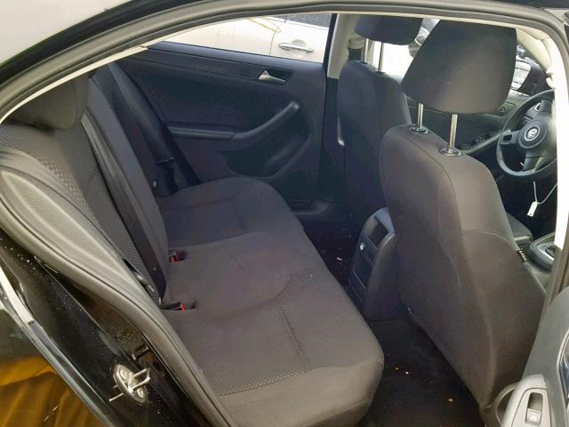 3VW2K7AJ4EM357170 - 2014 VOLKSWAGEN JETTA BASE BLACK photo 6