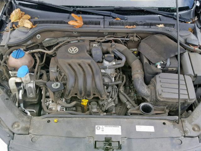 3VW2K7AJ4EM357170 - 2014 VOLKSWAGEN JETTA BASE BLACK photo 7