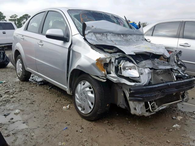 KL1TD5DE6BB131453 - 2011 CHEVROLET AVEO LS SILVER photo 1