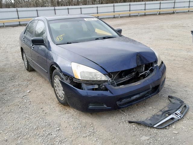 JHMCM56147C013064 - 2007 HONDA ACCORD VAL BLUE photo 1