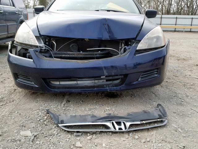 JHMCM56147C013064 - 2007 HONDA ACCORD VAL BLUE photo 9