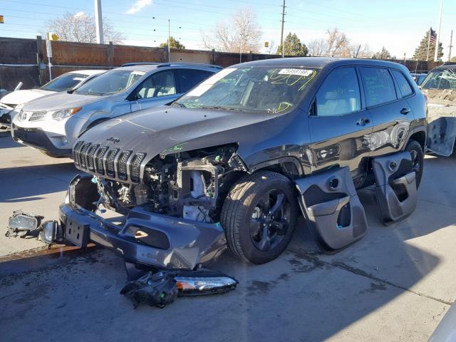 1C4PJMCS8FW750185 - 2015 JEEP CHEROKEE L BLACK photo 2