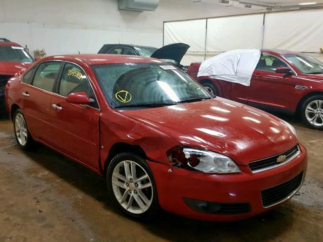 2G1WU583389282090 - 2008 CHEVROLET IMPALA LTZ RED photo 1