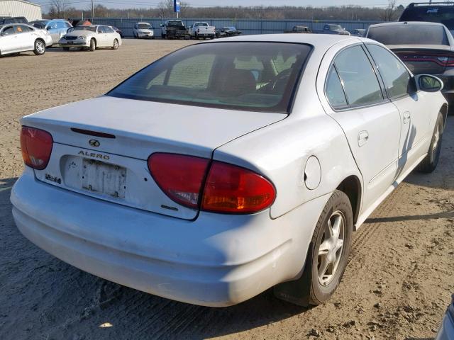 1G3NL52E9YC324366 - 2000 OLDSMOBILE ALERO GL WHITE photo 4