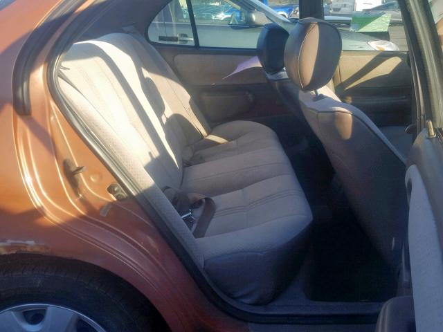 1Y1SK5268VZ413865 - 1997 GEO PRIZM BASE ORANGE photo 6