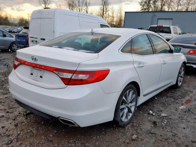 KMHFG4JG3GA505619 - 2016 HYUNDAI AZERA WHITE photo 4