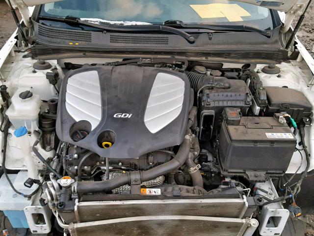 KMHFG4JG3GA505619 - 2016 HYUNDAI AZERA WHITE photo 7