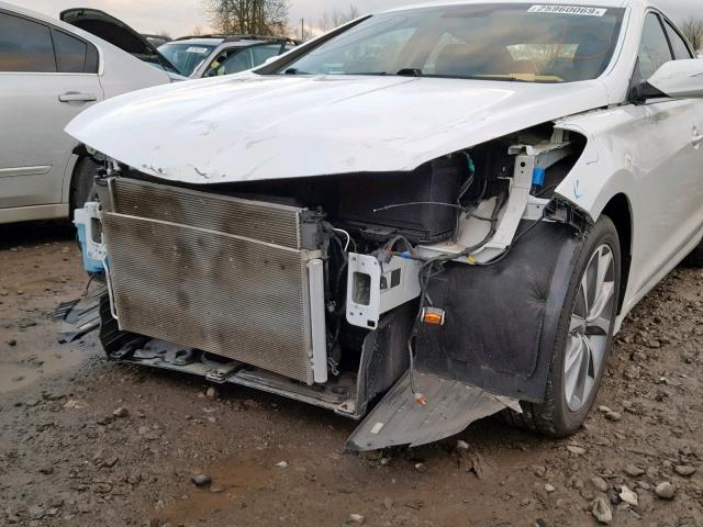 KMHFG4JG3GA505619 - 2016 HYUNDAI AZERA WHITE photo 9