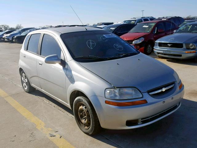 KL1TD62605B449249 - 2005 CHEVROLET AVEO BASE 灰色 照片 1