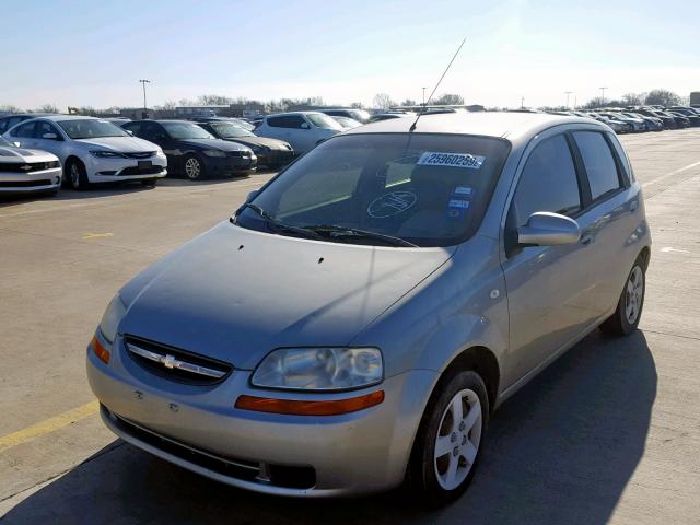 KL1TD62605B449249 - 2005 CHEVROLET AVEO BASE 灰色 照片 2