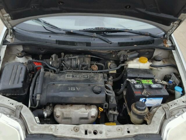 KL1TD62605B449249 - 2005 CHEVROLET AVEO BASE 灰色 照片 7