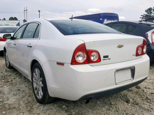 1G1ZK57BX9F185182 - 2009 CHEVROLET MALIBU LTZ WHITE photo 3