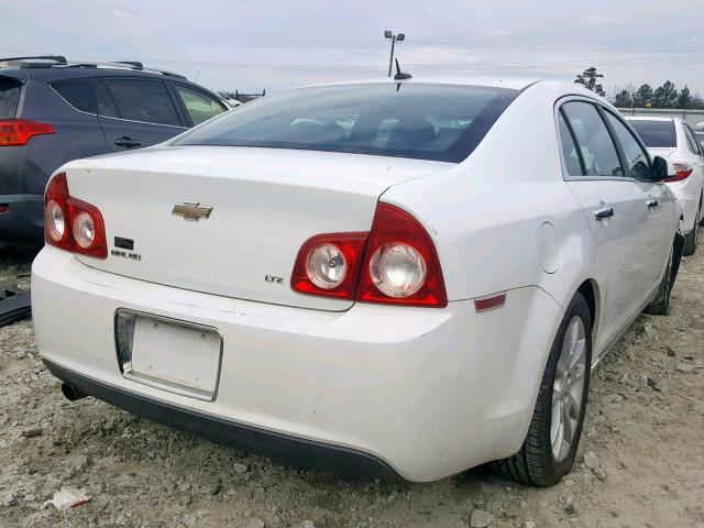 1G1ZK57BX9F185182 - 2009 CHEVROLET MALIBU LTZ WHITE photo 4