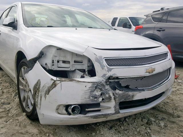 1G1ZK57BX9F185182 - 2009 CHEVROLET MALIBU LTZ WHITE photo 9