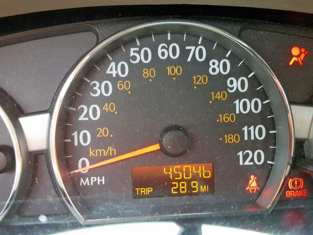 1G8AJ52F35Z143358 - 2005 SATURN ION LEVEL GOLD photo 8