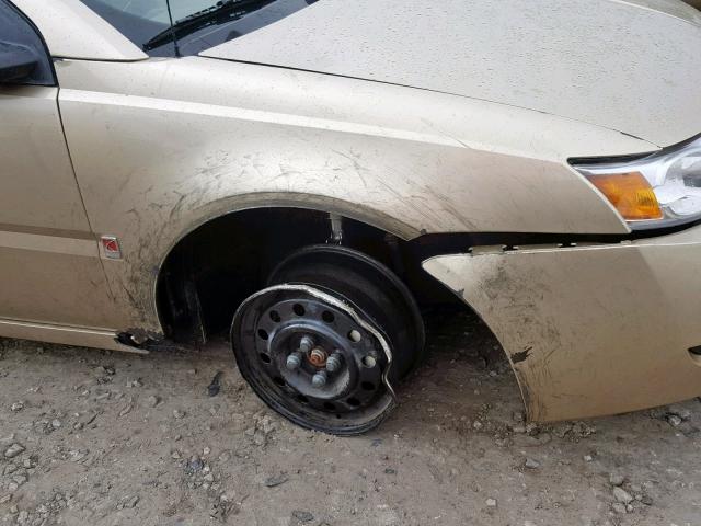 1G8AJ52F35Z143358 - 2005 SATURN ION LEVEL GOLD photo 9