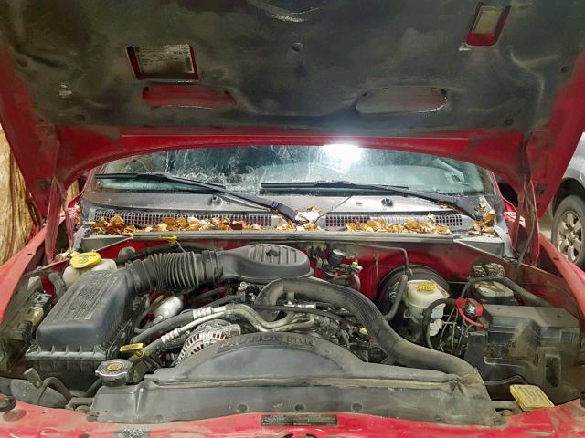 1B4HS28Z7XF670435 - 1999 DODGE DURANGO RED photo 7