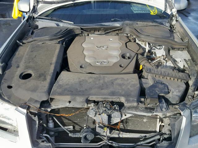 JNKAY01E26M104075 - 2006 INFINITI M35 BASE SILVER photo 7