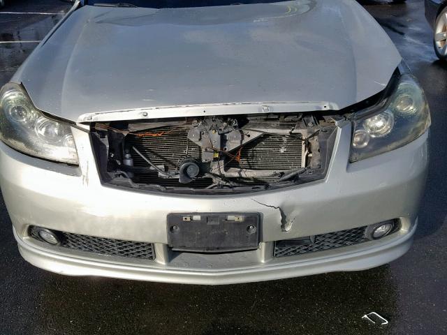 JNKAY01E26M104075 - 2006 INFINITI M35 BASE SILVER photo 9