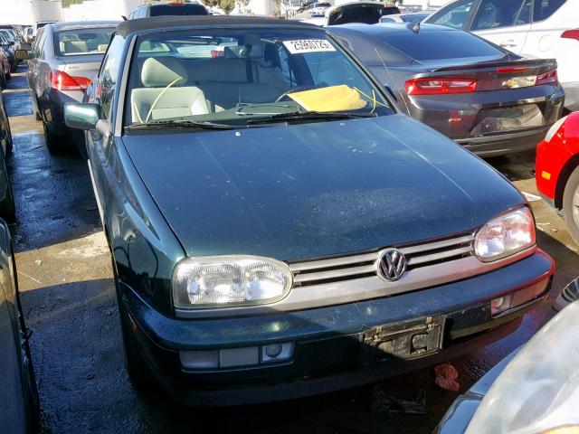 3VWBB81E1XM804405 - 1999 VOLKSWAGEN CABRIO GLS GREEN photo 1