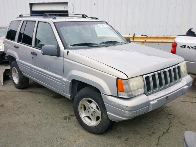 1J4GZ48S1WC350952 - 1998 JEEP GRAND CHER SILVER photo 1