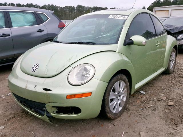 3VWRW31CX9M506944 - 2009 VOLKSWAGEN NEW BEETLE მწვანე ფოტო 2