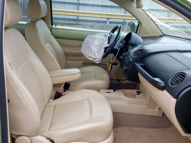 3VWRW31CX9M506944 - 2009 VOLKSWAGEN NEW BEETLE მწვანე ფოტო 5